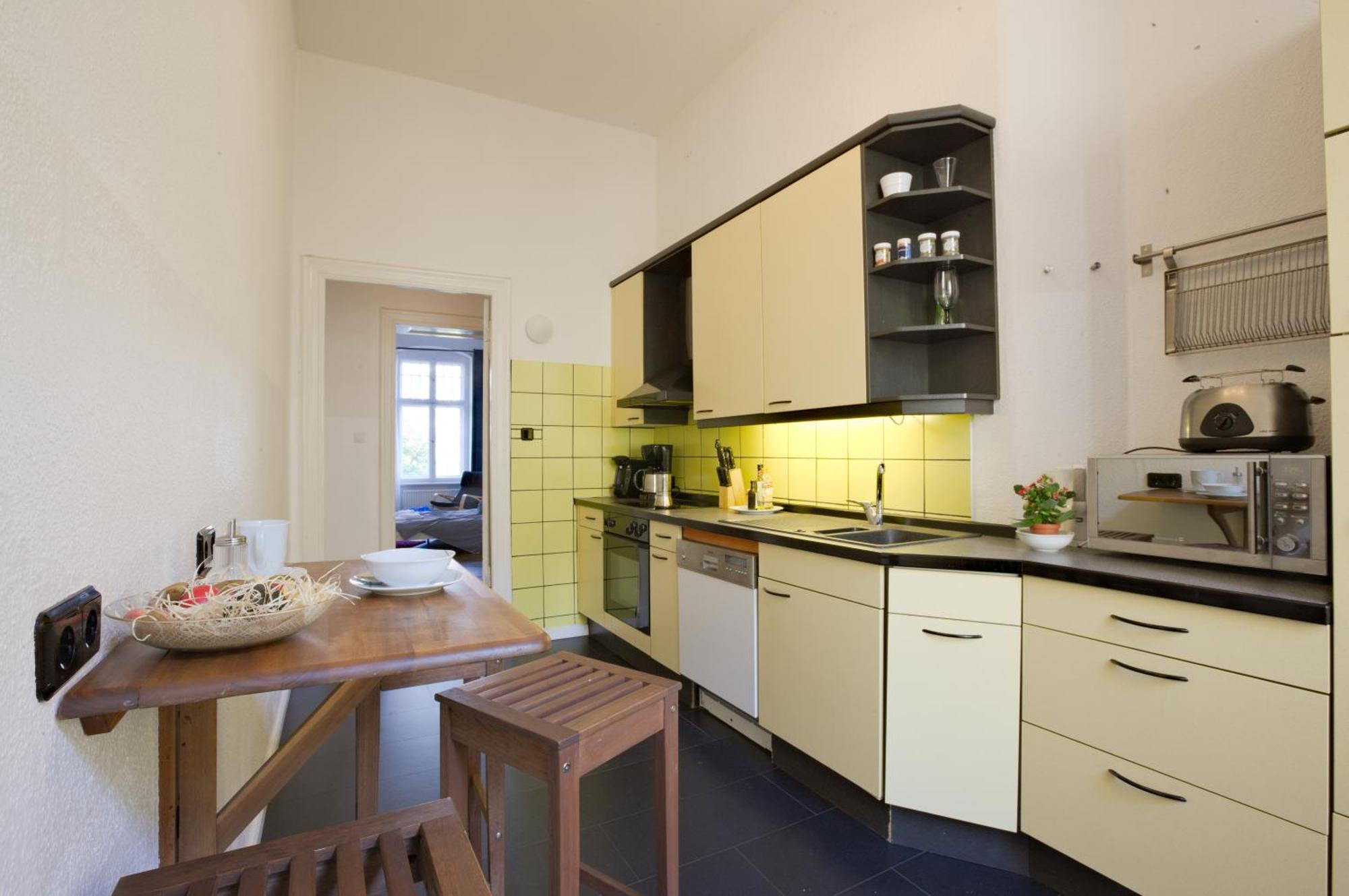 Elegante Altbauwohnung Berlin Bagian luar foto