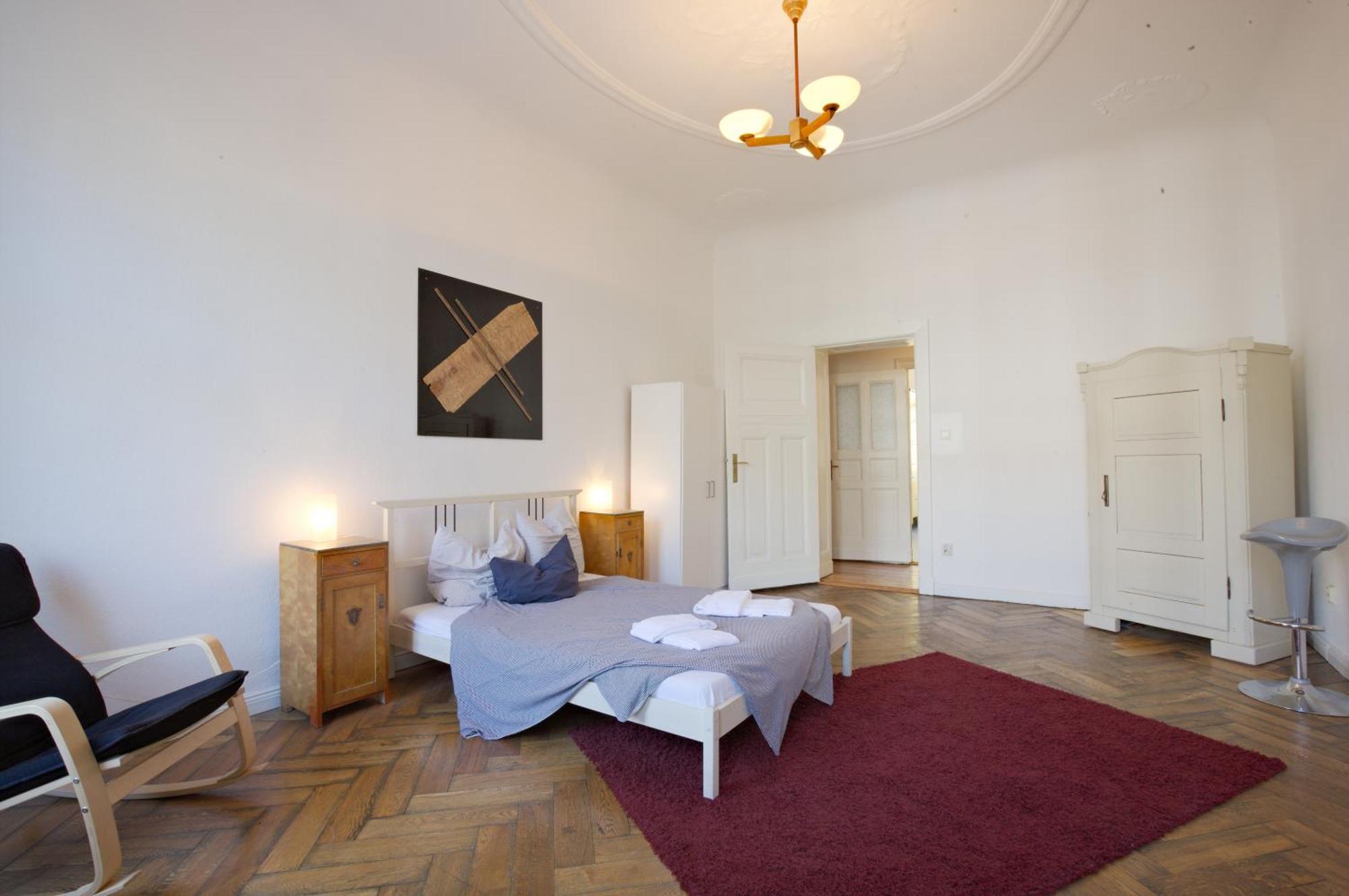 Elegante Altbauwohnung Berlin Bagian luar foto