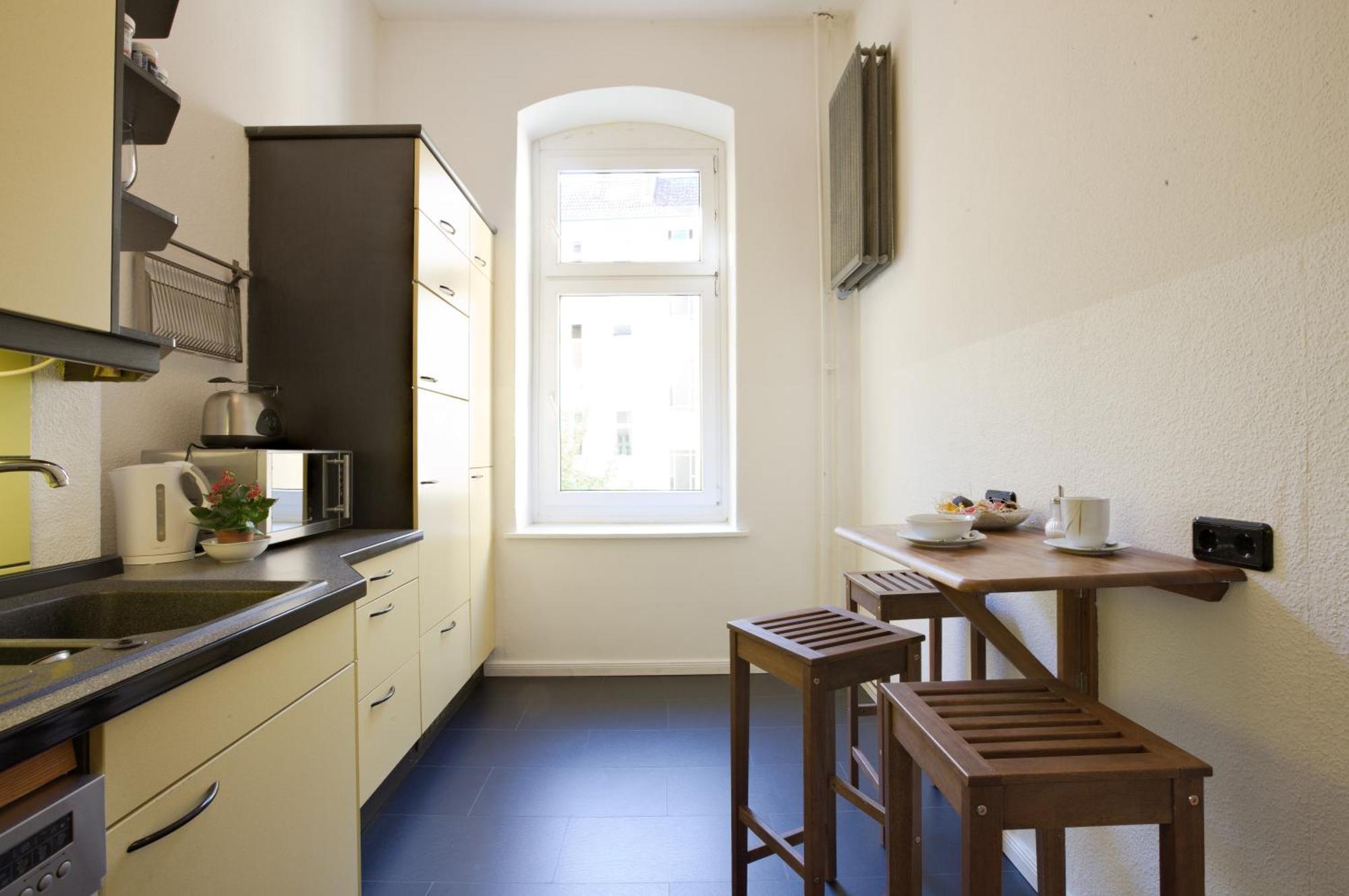 Elegante Altbauwohnung Berlin Bagian luar foto