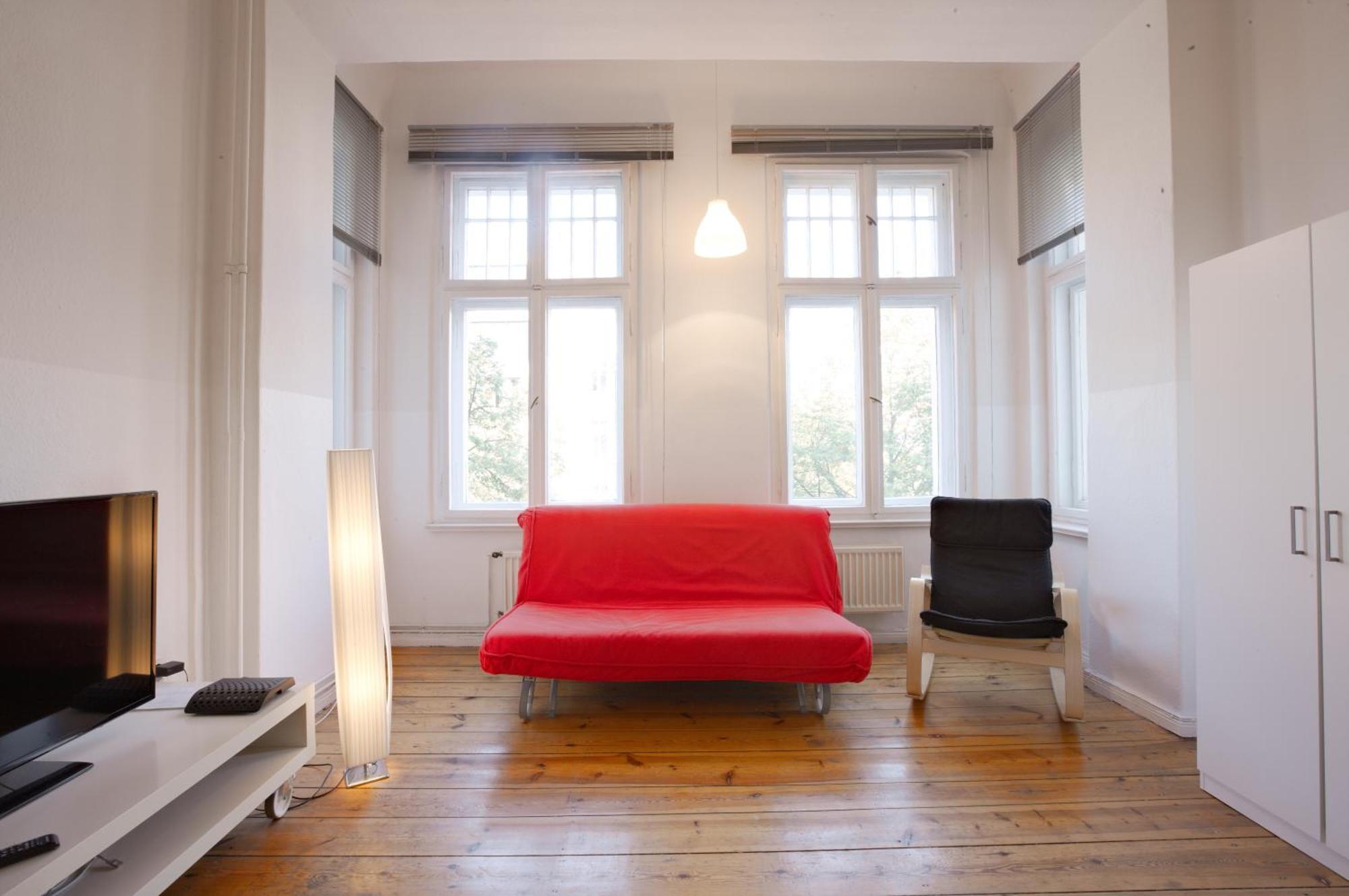 Elegante Altbauwohnung Berlin Bagian luar foto